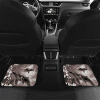 Hawaiian Lei Day Plumeria Humpback Whales Car Mats Polynesian Art Vibrant Starry Nebula Grayscale Style