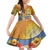 Happy Lei Day Family Matching Tank Maxi Dress and Hawaiian Shirt Hula Girl Polynesian Flower Kakau Pattern