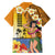 Happy Lei Day Family Matching Tank Maxi Dress and Hawaiian Shirt Hula Girl Polynesian Flower Kakau Pattern