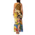 Happy Lei Day Family Matching Tank Maxi Dress and Hawaiian Shirt Hula Girl Polynesian Flower Kakau Pattern