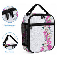 Hawaii Tropical Leaves and Flowers Lunch Bag LT03 - Polynesian Pride