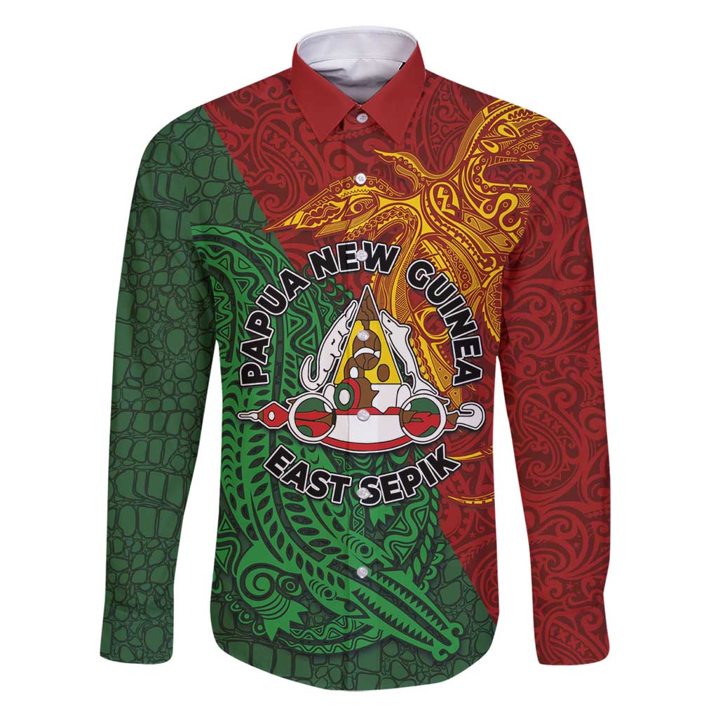 Papua New Guinea East Sepik Province Family Matching Puletasi and Hawaiian Shirt Tribal Crocodile Birds of Paradise Melanesian Tattoo