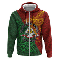 Papua New Guinea East Sepik Province Hoodie Tribal Crocodile Birds of Paradise Melanesian Tattoo