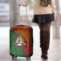 Papua New Guinea East Sepik Province Luggage Cover Tribal Crocodile Birds of Paradise Melanesian Tattoo