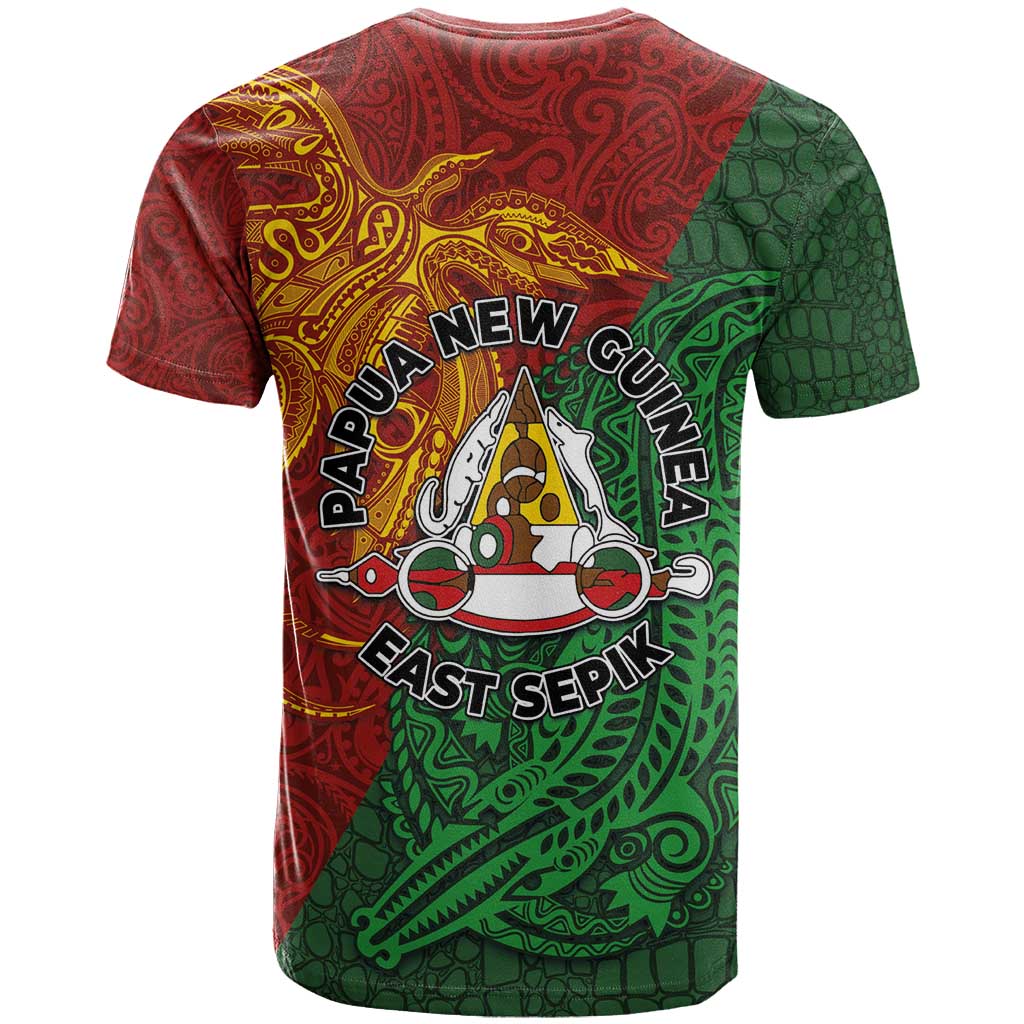 Papua New Guinea East Sepik Province T Shirt Tribal Crocodile Birds of Paradise Melanesian Tattoo