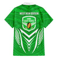 Kimbe Cutters Rugby Family Matching Tank Maxi Dress and Hawaiian Shirt Papua New Guinea Polynesian Tattoo Green Version LT03 - Polynesian Pride