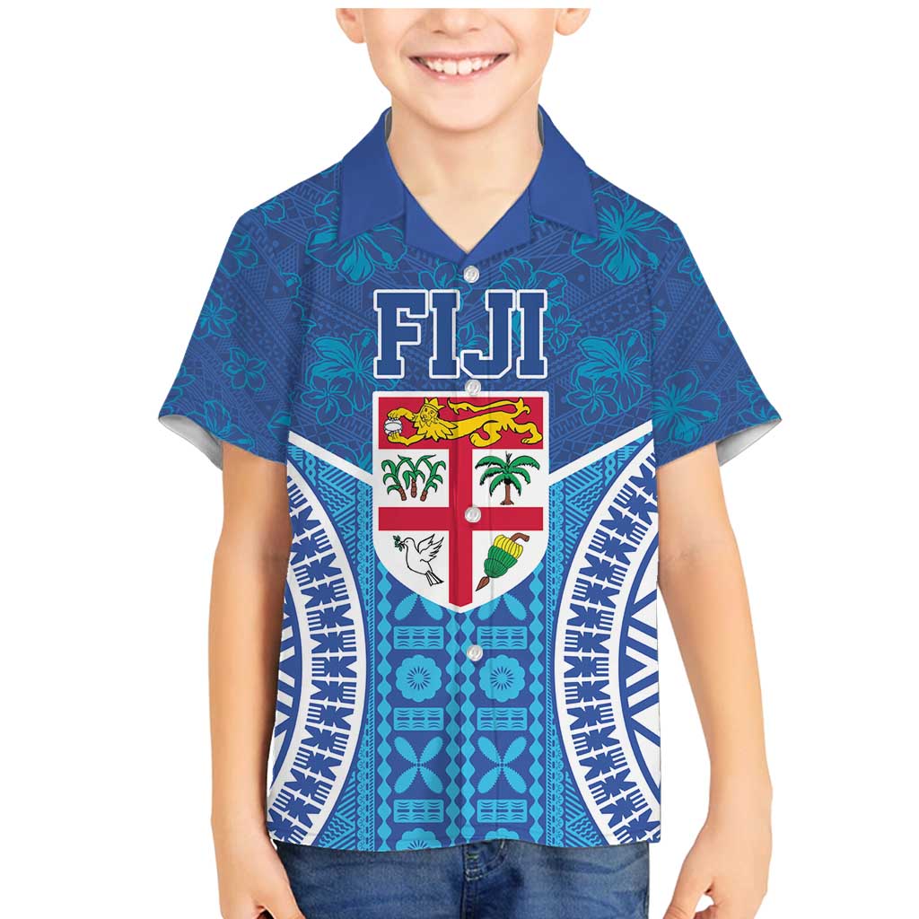 Fiji Day Family Matching Mermaid Dress and Hawaiian Shirt Fijian Masi Tribal Hibiscus Tattoo and Tapa Pattern