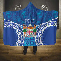 Fiji Day Hooded Blanket Fijian Masi Tribal Hibiscus Tattoo and Tapa Pattern LT03 - Polynesian Pride