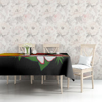 Custom Hawaii Maui Island Tablecloth Maui Map With Tropical Forest Vintage Style LT03 - Polynesian Pride