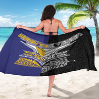 Rugby Niue and Aotearoa Sarong Hiapo with Maori Moko Tribal Heritage Tattoos - Polynesian Pride