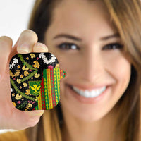 Hawaiian Tropical Plants Lei AirPods Case Kanaka Maoli Tribal with Palaka Motifs LT03 - Polynesian Pride