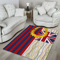 Hawaiian Tropical Plants Lei Area Rug National Flag Style LT03 - Polynesian Pride