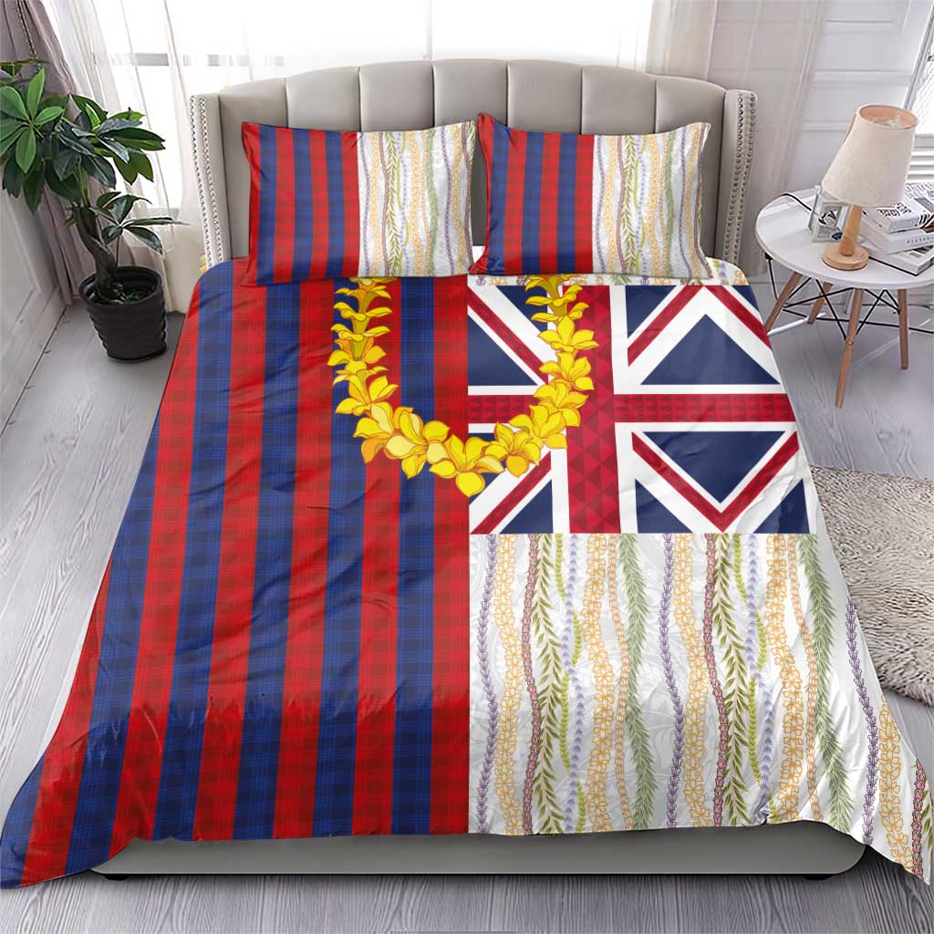 Hawaiian Tropical Plants Lei Bedding Set National Flag Style LT03 - Polynesian Pride