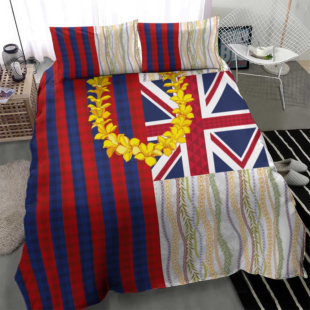 Hawaiian Tropical Plants Lei Bedding Set National Flag Style LT03 - Polynesian Pride