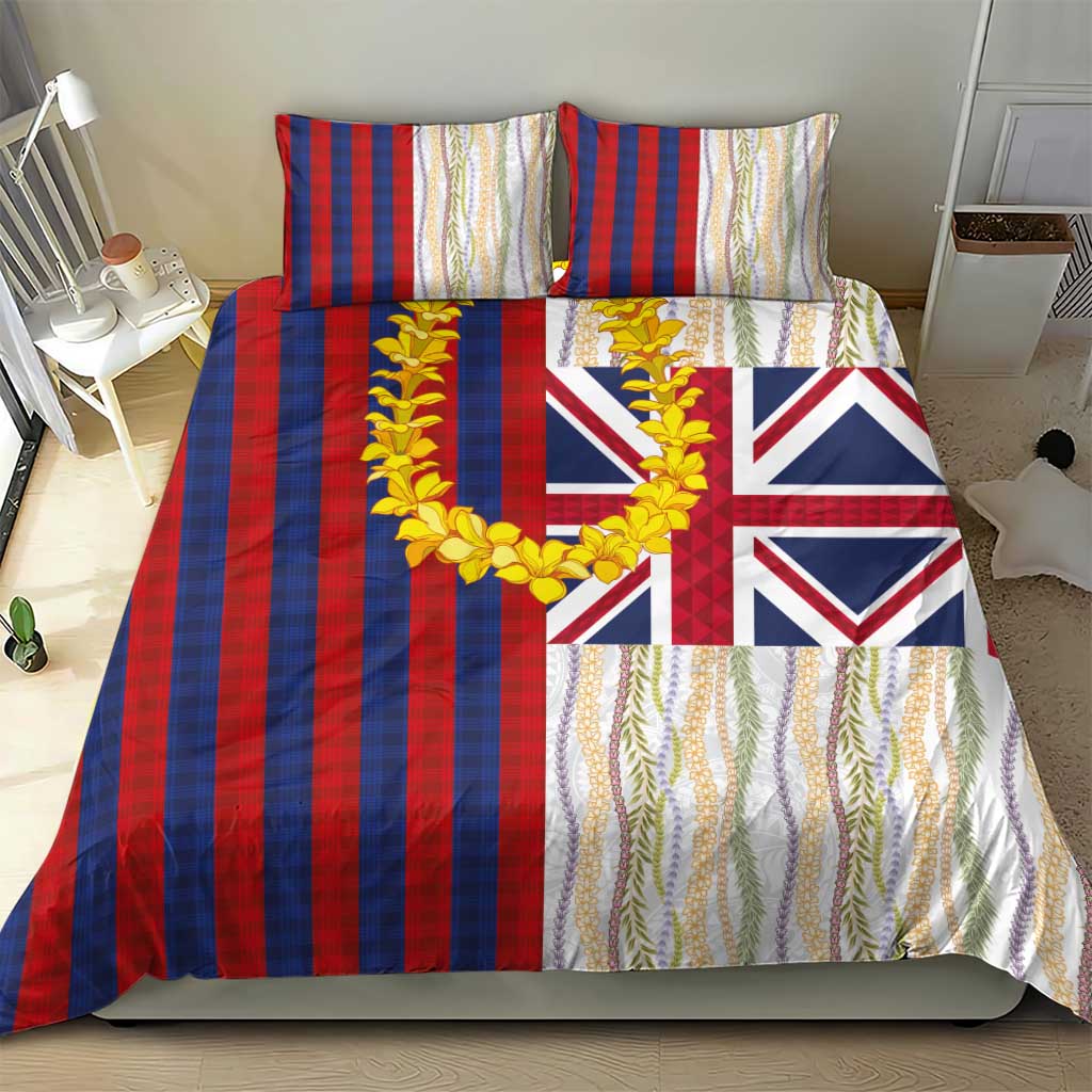 Hawaiian Tropical Plants Lei Bedding Set National Flag Style LT03 - Polynesian Pride