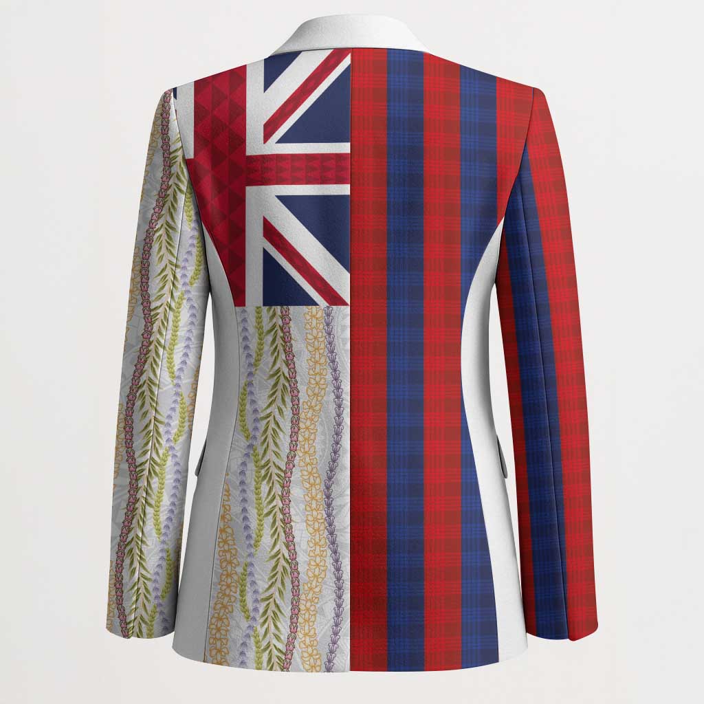 Hawaiian Tropical Plants Lei Blazer National Flag Style LT03 - Polynesian Pride