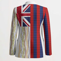 Hawaiian Tropical Plants Lei Blazer National Flag Style LT03 - Polynesian Pride