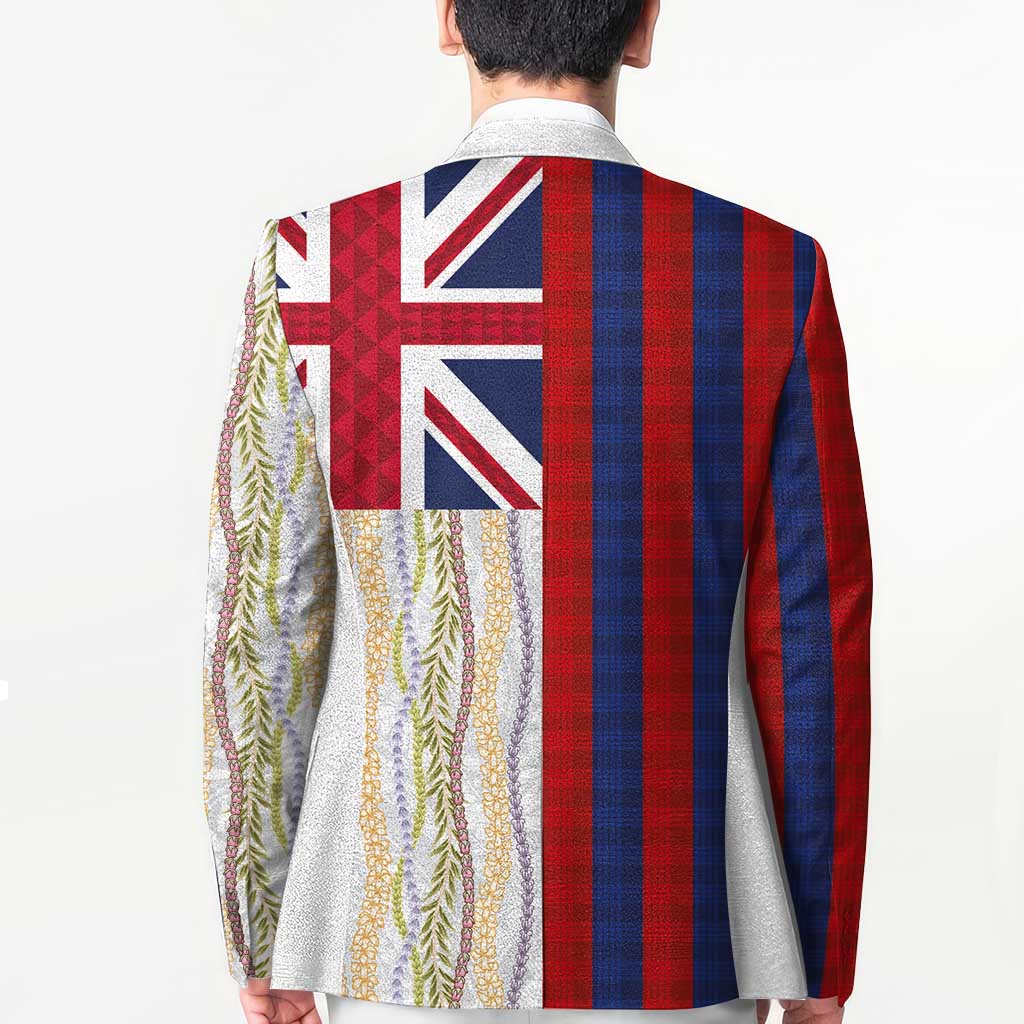 Hawaiian Tropical Plants Lei Blazer National Flag Style LT03 - Polynesian Pride