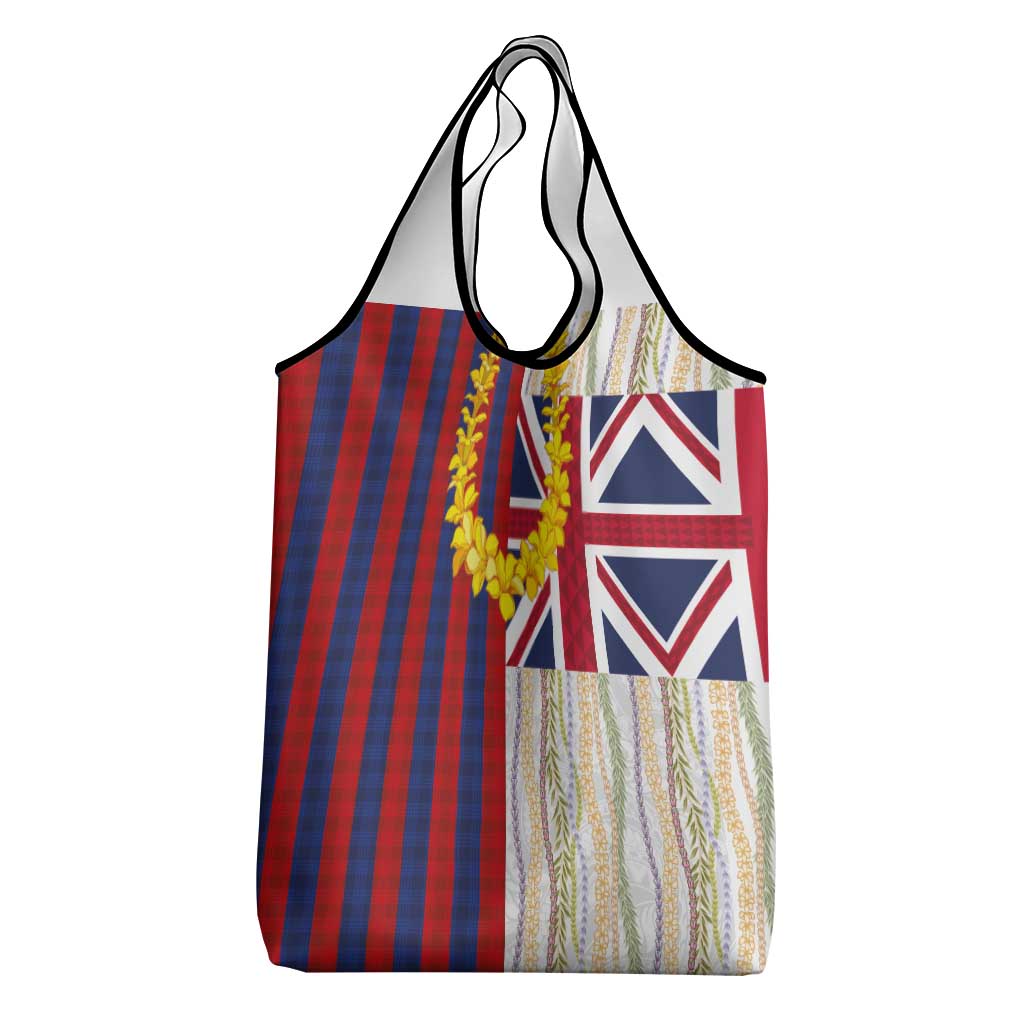 Hawaiian Tropical Plants Lei Grocery Bag National Flag Style LT03 - Polynesian Pride