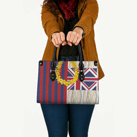 Hawaiian Tropical Plants Lei Leather Bag National Flag Style LT03 - Polynesian Pride