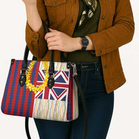 Hawaiian Tropical Plants Lei Leather Bag National Flag Style LT03 - Polynesian Pride