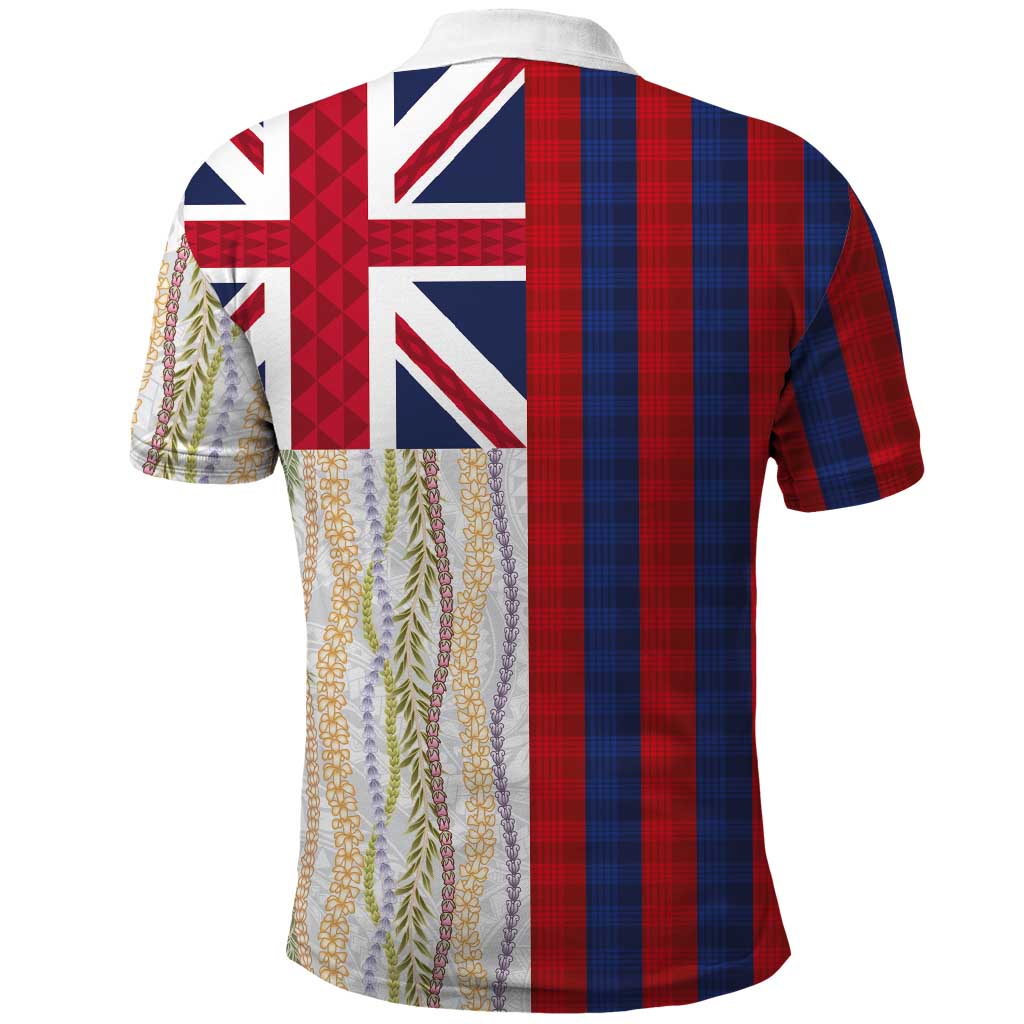 Hawaiian Tropical Plants Lei Polo Shirt National Flag Style LT03 - Polynesian Pride