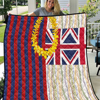 Hawaiian Tropical Plants Lei Quilt National Flag Style LT03 Multicolor - Polynesian Pride
