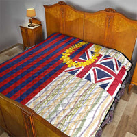 Hawaiian Tropical Plants Lei Quilt National Flag Style LT03 - Polynesian Pride