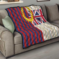Hawaiian Tropical Plants Lei Quilt National Flag Style LT03 - Polynesian Pride