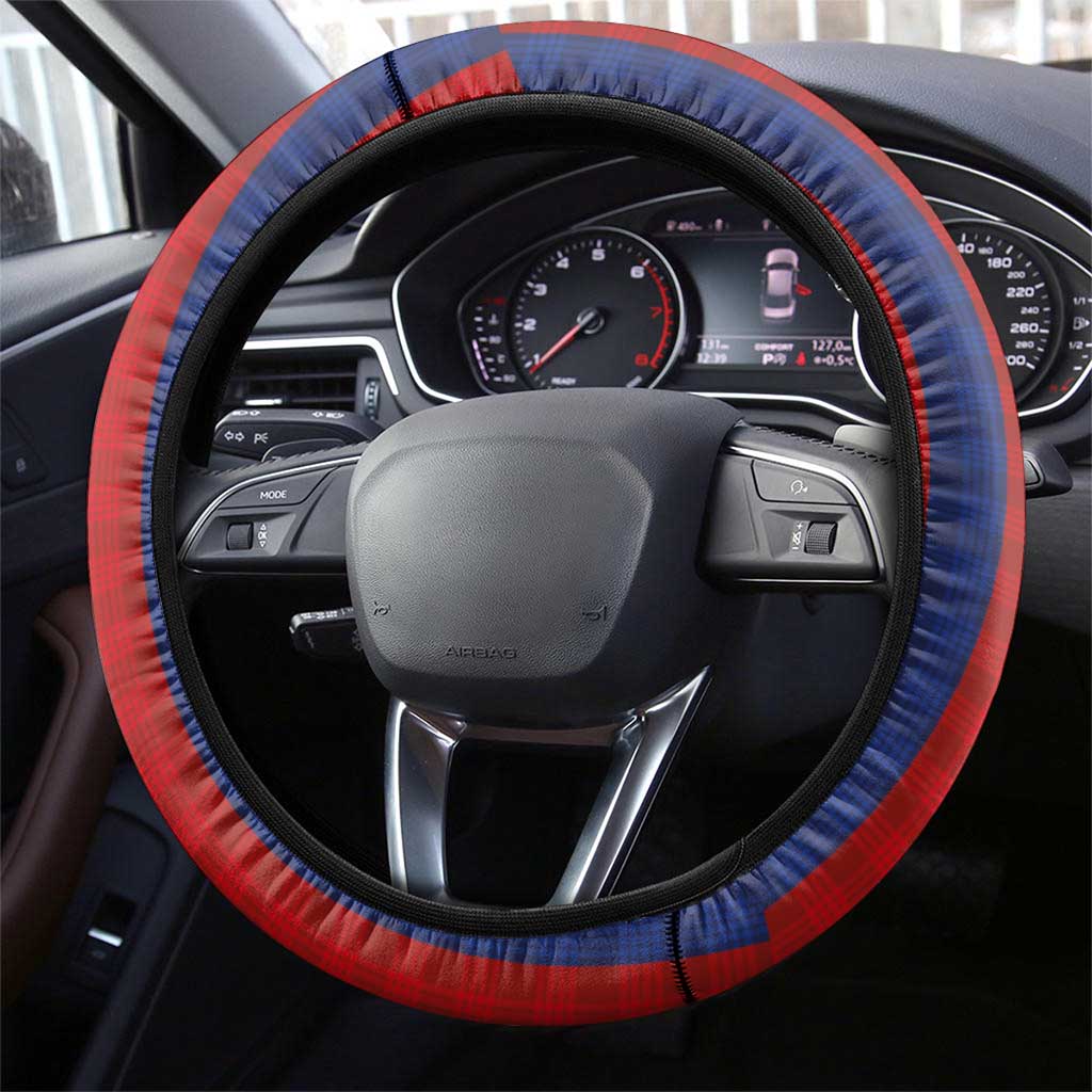 Hawaiian Tropical Plants Lei Steering Wheel Cover National Flag Style LT03 - Polynesian Pride