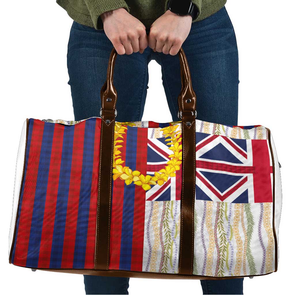 Hawaiian Tropical Plants Lei Travel Bag National Flag Style LT03 Multicolor - Polynesian Pride