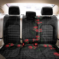 Hawaiian Kakau Art Back Car Seat Cover Taro Leaves with Ohia Lehua and Pakala Pattern LT03 - Polynesian Pride