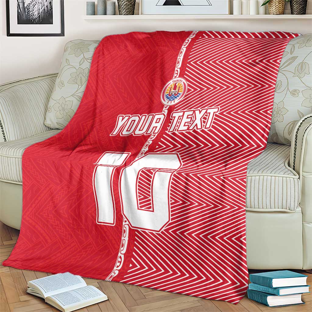 Custom Tahiti Football-Iron Warriors Blanket