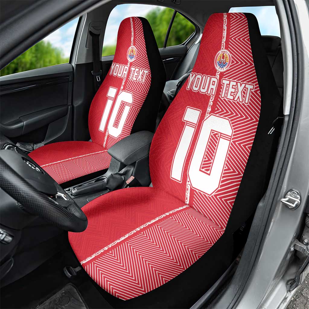 Custom Tahiti Football-Iron Warriors Car Seat Cover