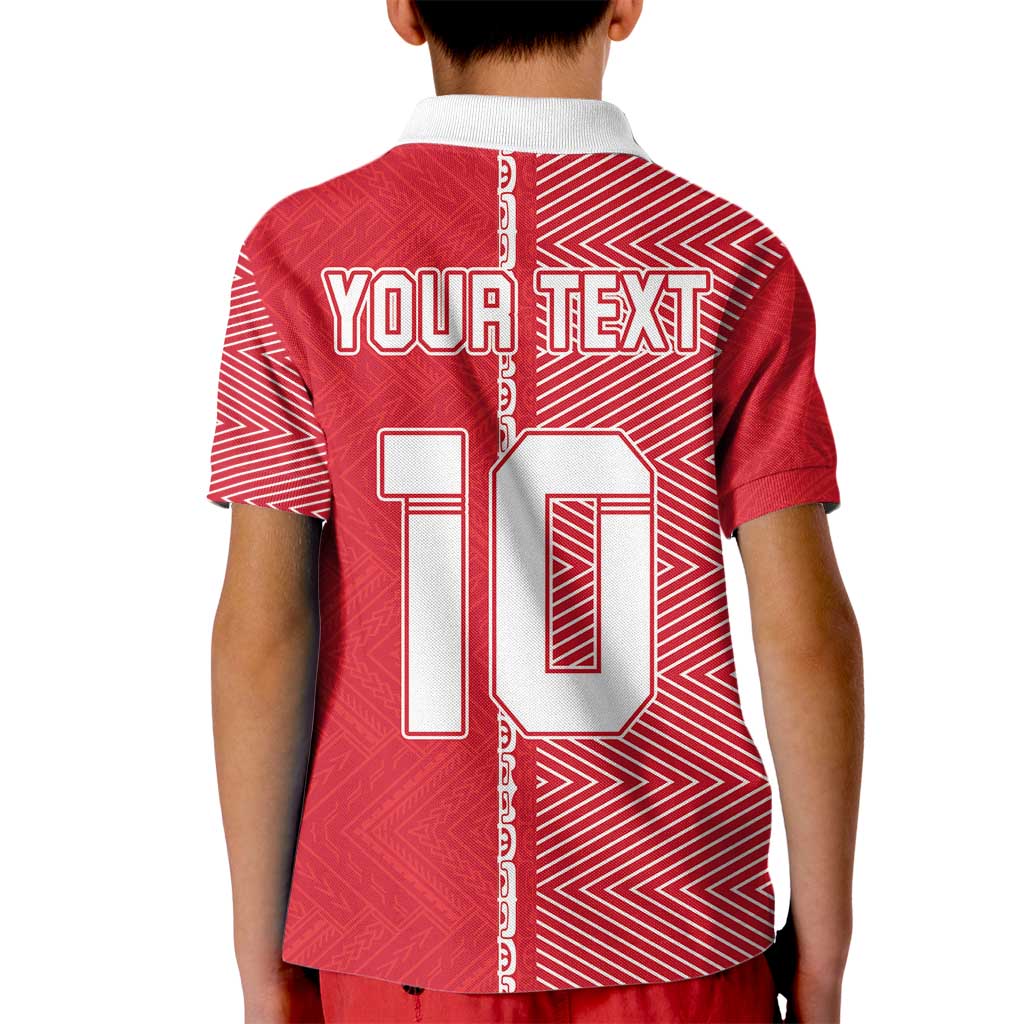 Custom Tahiti Football-Iron Warriors Kid Polo Shirt