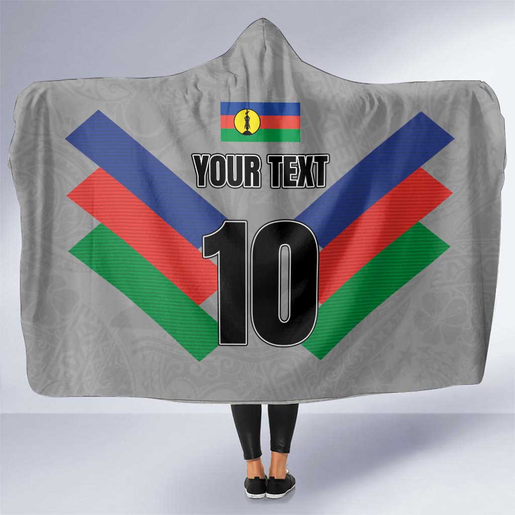 Custom New Caledonia-The Kagus Hooded Blanket
