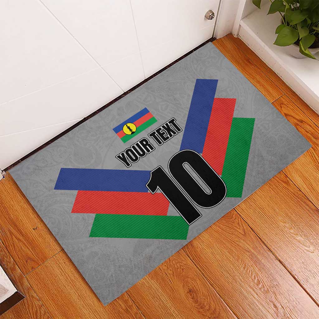 Custom New Caledonia-The Kagus Rubber Doormat