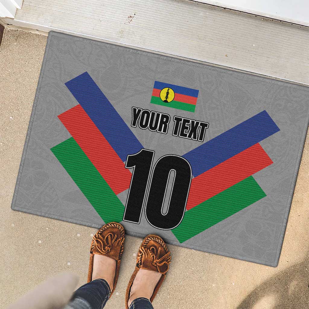 Custom New Caledonia-The Kagus Rubber Doormat