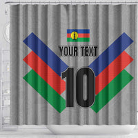 Custom New Caledonia-The Kagus Shower Curtain