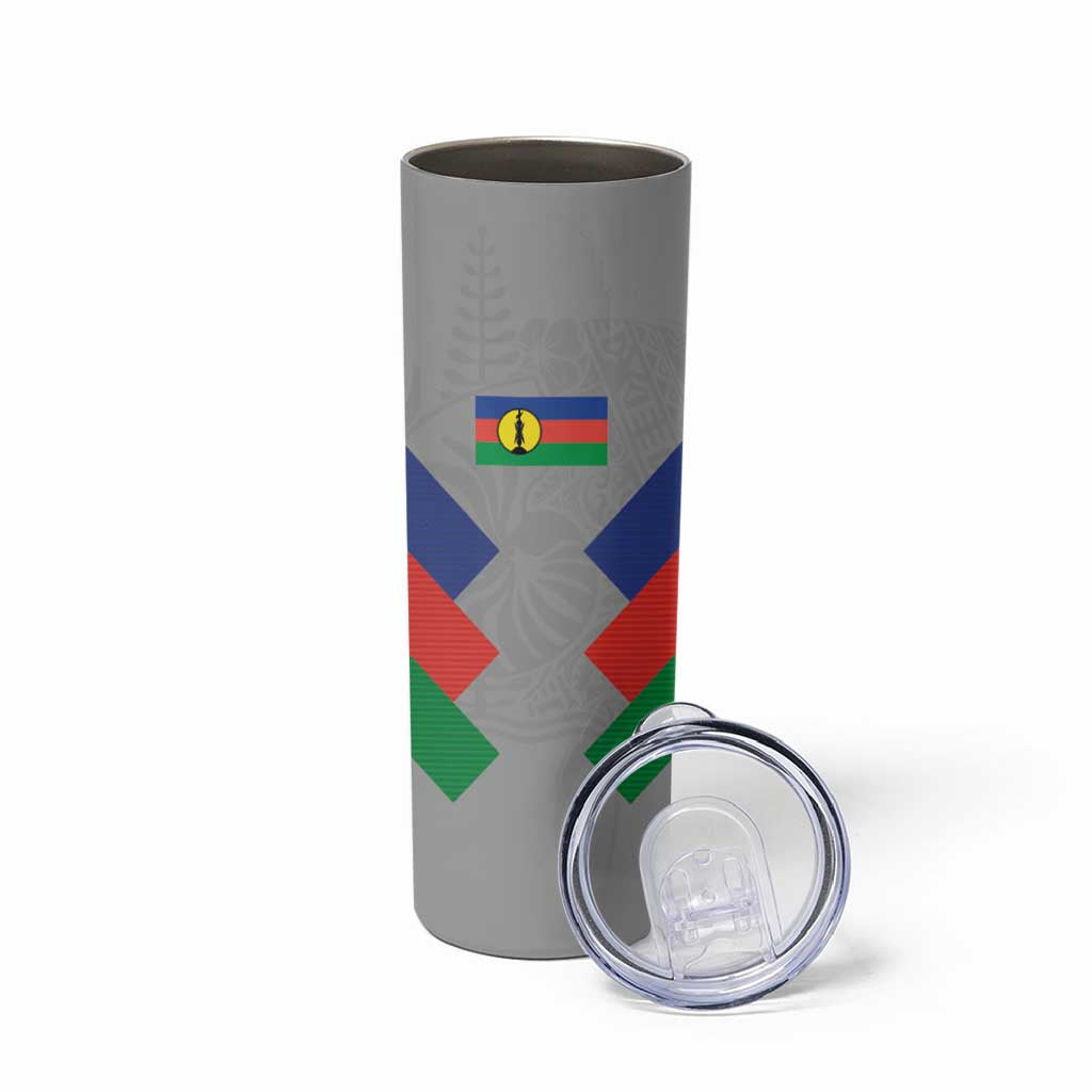 Custom New Caledonia-The Kagus Skinny Tumbler