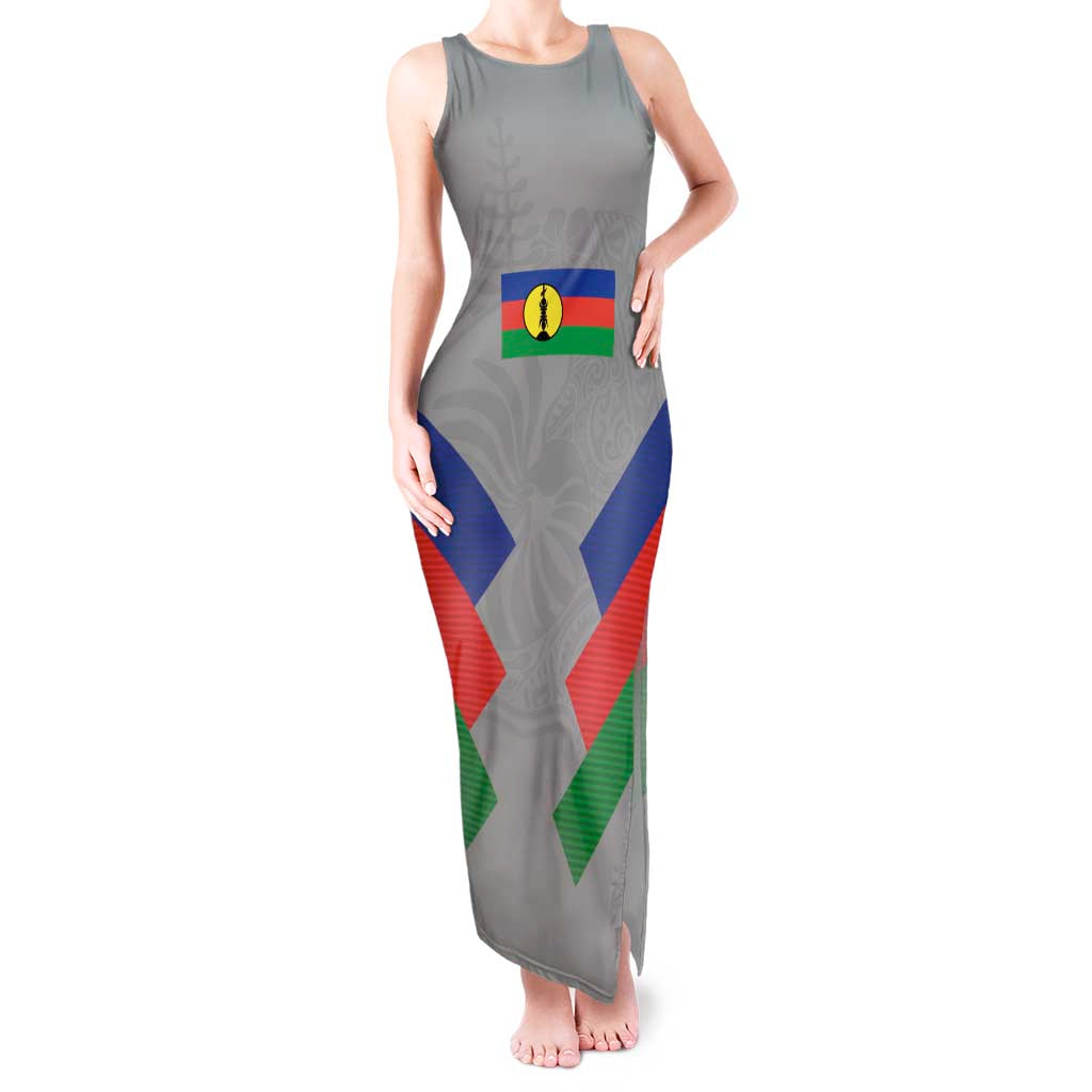 Custom New Caledonia-The Kagus Tank Maxi Dress