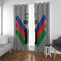 Custom New Caledonia-The Kagus Window Curtain