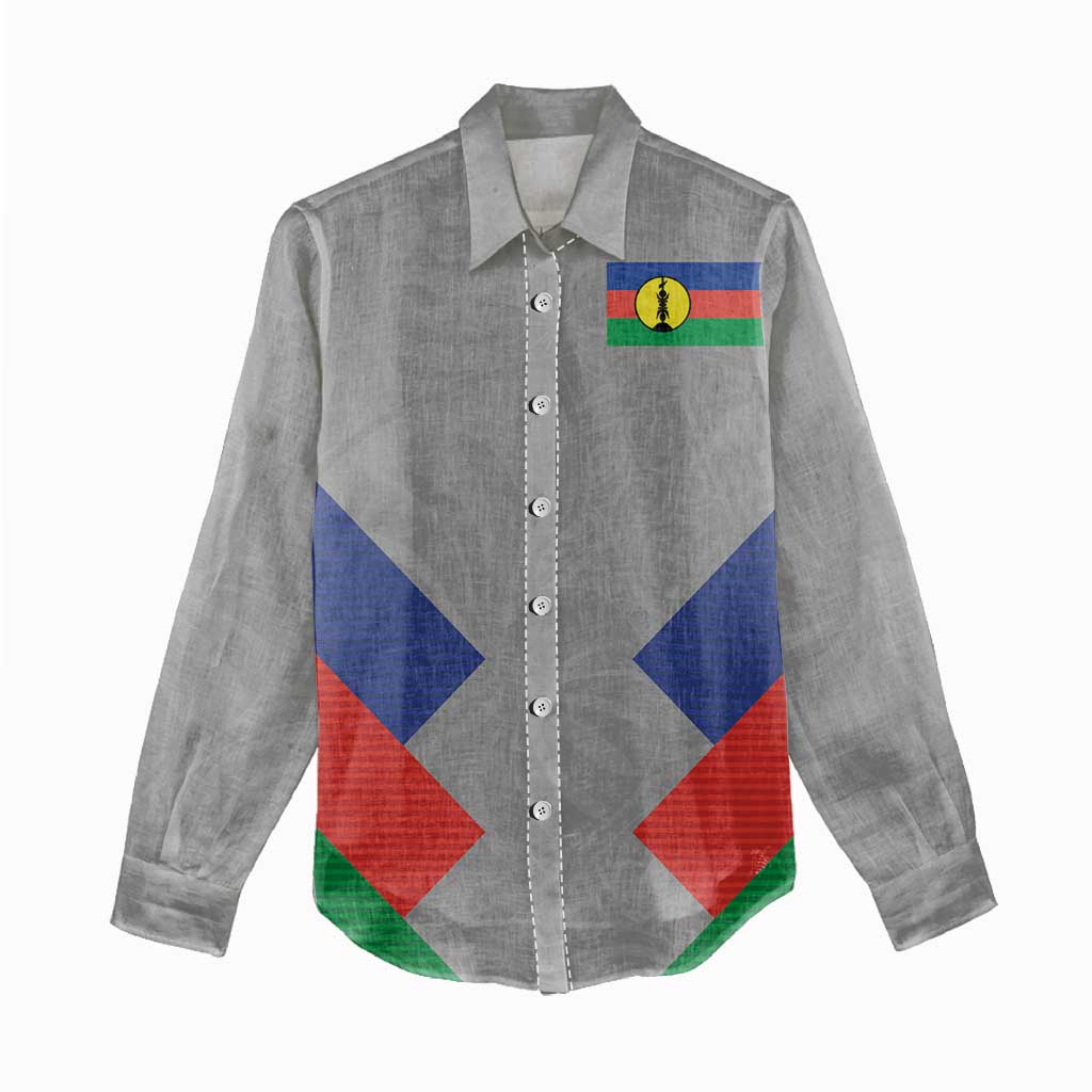 Custom New Caledonia-The Kagus Women Casual Shirt