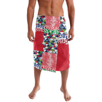 Hawaiian Floral Kakau Tropical Leaves-Sporty Style Lavalava