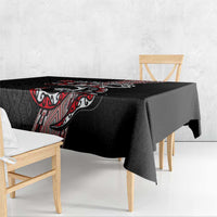 Aotearoa Toitu Te Tiriti Taniko Tablecloth Maori Taniwha Haka - Honour the Treaty