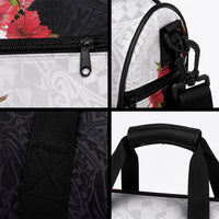 Hawaii Red Hibiscus Flowers Duffle Bag LT03 - Polynesian Pride