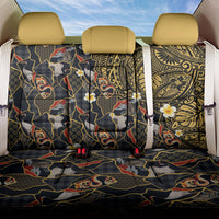 Hawaiian and Japanese Back Car Seat Cover Polynesian Tattoo with Japanese Culture Kintsugi Style LT03 One Size Multicolor - Polynesian Pride