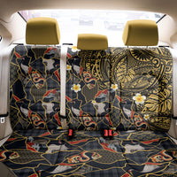 Hawaiian and Japanese Back Car Seat Cover Polynesian Tattoo with Japanese Culture Kintsugi Style LT03 - Polynesian Pride
