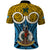 Vanuatu Sanma Province Polo Shirt Pig Tusk Mix Maori Pattern and Namele Leaf LT03 - Polynesian Pride