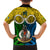 Vanuatu Malampa Province Kid Hawaiian Shirt Pig Tusk Mix Maori Pattern and Namele Leaf LT03 - Polynesian Pride